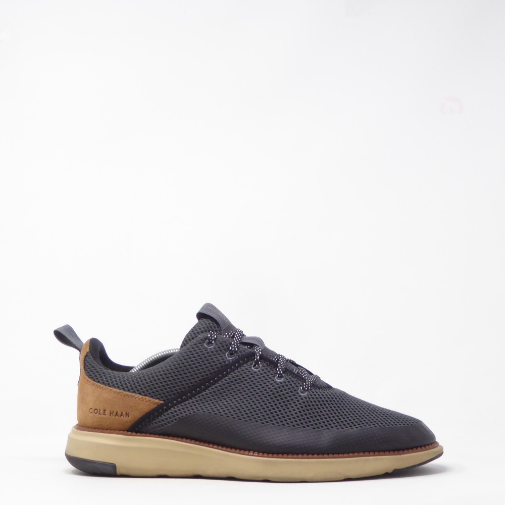 Cole Haan Mens ZEROGRAND Grand Atlantic Oxford Shoes Grey Mesh Suede Size 12